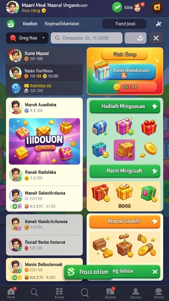 bahagia777 - Tampilan grafis menarik dari permainan slot.