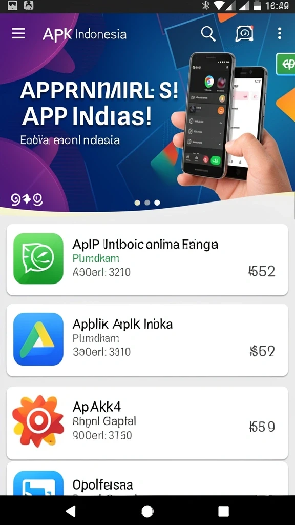 pakarjp - Tampilan antarmuka pengguna yang modern dan menarik.